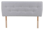 Skandi Small Double Headboard - Light Grey