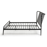 Kanso Double Metal Bed Frame - Black | Industrial Bedroom Vibe