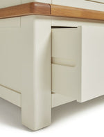 Home Kent 2 Door 1 Drawer Wardrobe - Cream and Oak | Warm Natural Aesthetic