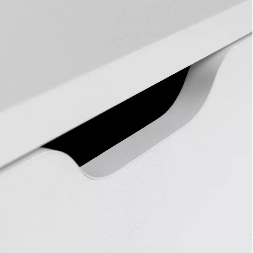 Compton 2 Drawer Bookcase - White (B Grade)