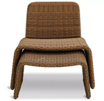 Habitat Kelham Rattan Effect Garden Chair - Brown