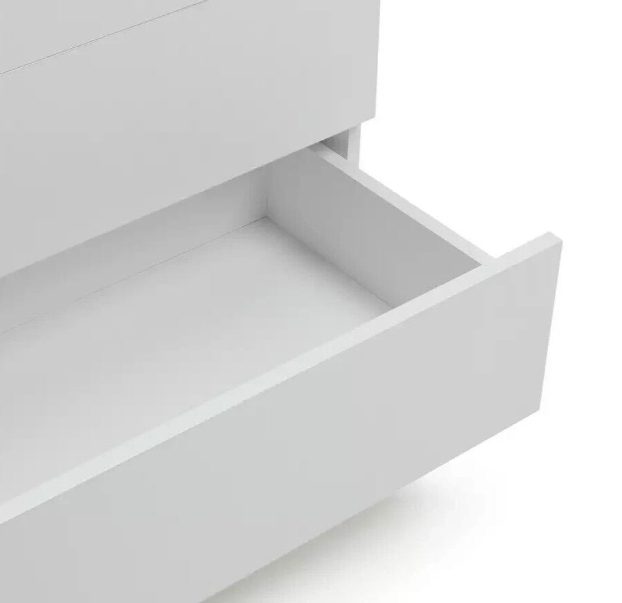 Habitat Skandi 4+1 Drawer Chest - White Two Tone