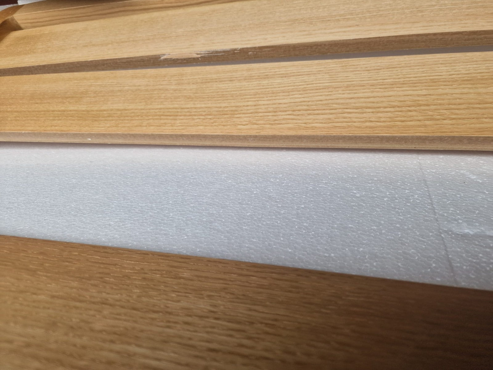 Radius Kingsize Wooden Bed Frame - Oak ( B Grade )
