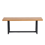 Nomad Pair of Dining Benches - Natural | Stylish Kitchen Accent