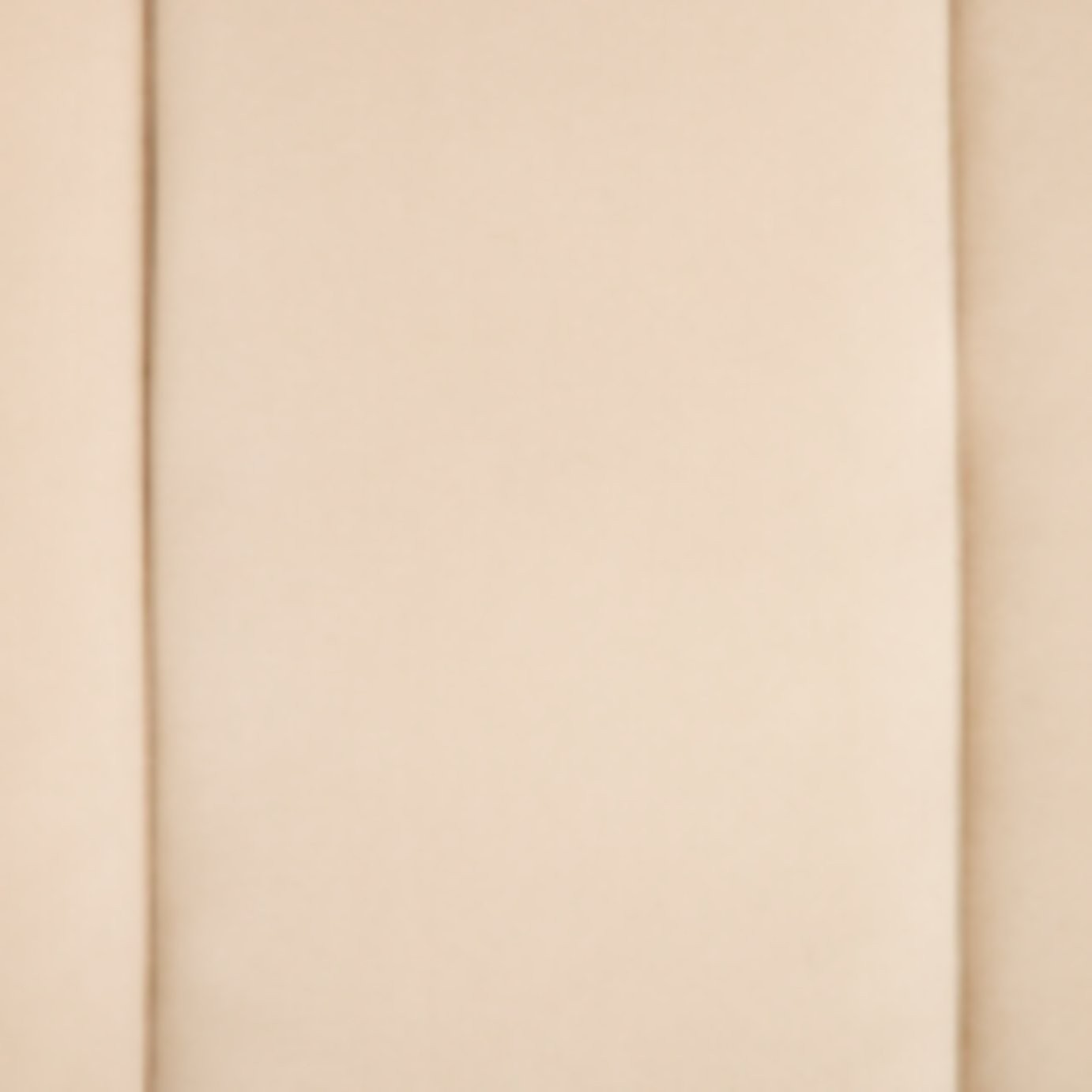 Home Letti Velvet Footstool - Latte | Soft Upholstered Comfort