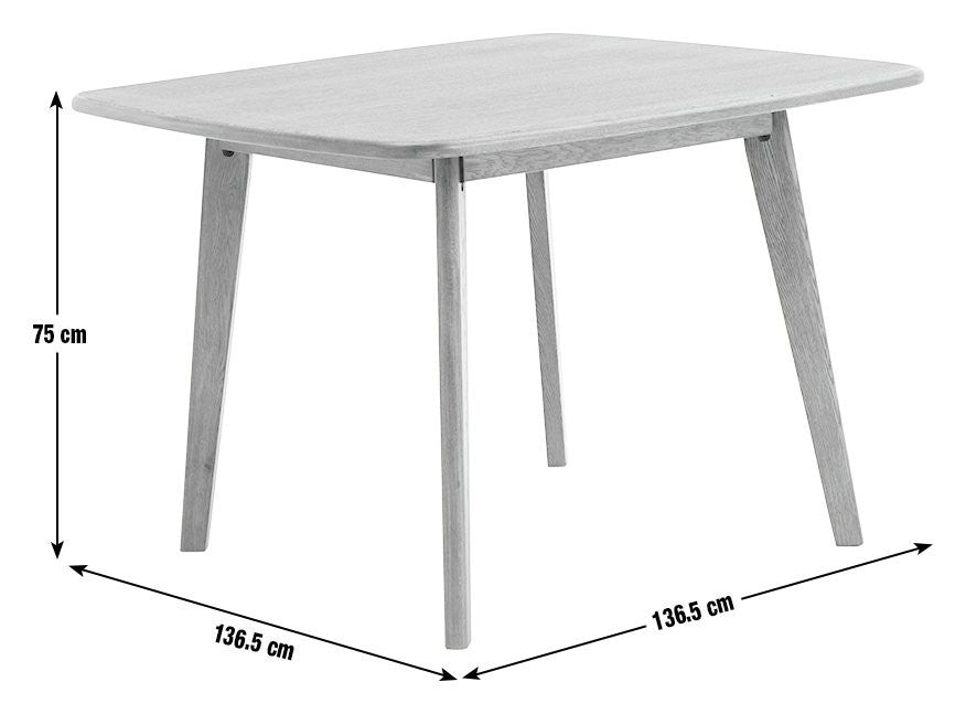 x Scion Esala Wood Veneer 4 Seater Dining Table |Impressive Minimalist Design