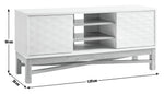 Habitat Zander Textured TV Unit - White & Oak Effect