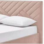 Luca Small Double End Lift Ottoman Bed - Pink (B GRADE 1060)
