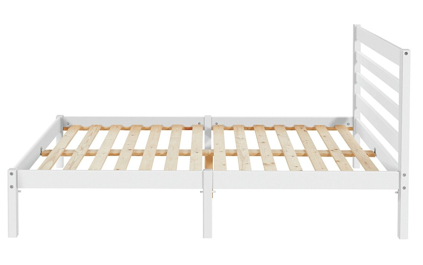 Kaycie Small Double Bed Frame - White ( B Grade 41772 )