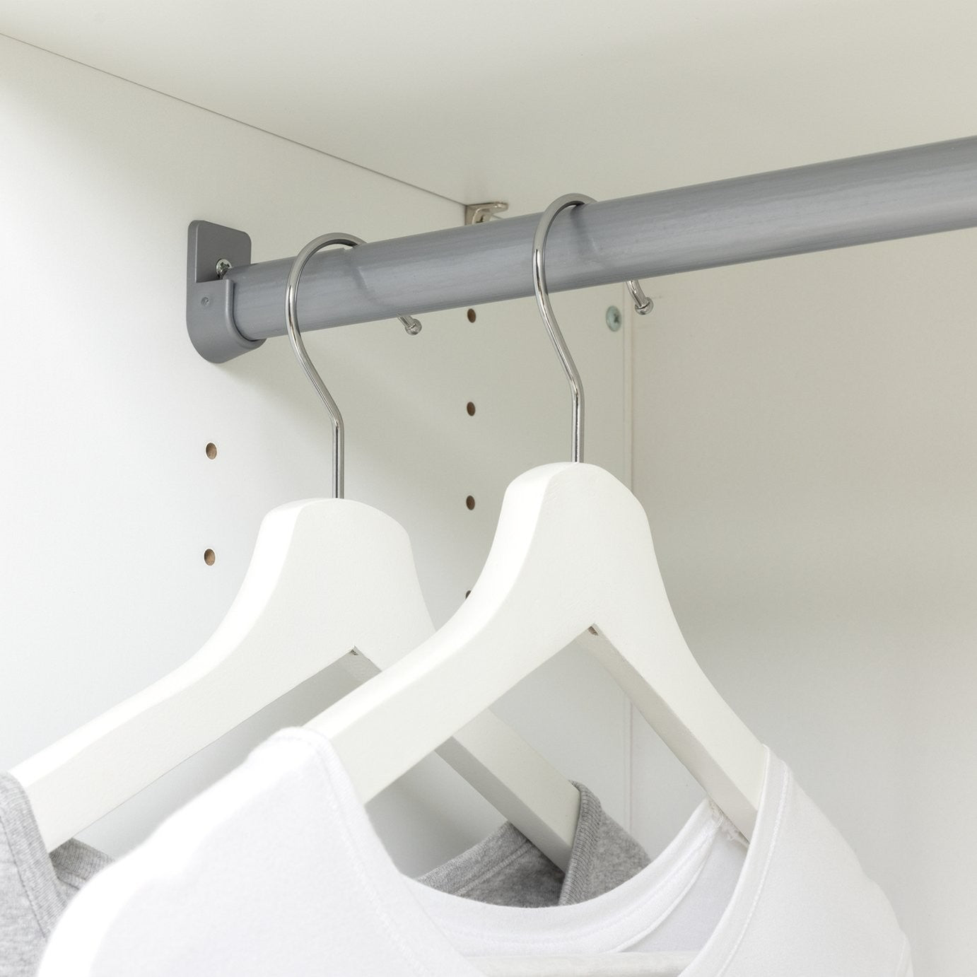 Home 2 Door 1 Drawer Wardrobe - White | Curvaceous looks wardrobe