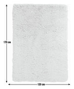 Habitat Airmaster Plain Sand Shaggy Rug - 170x120cm