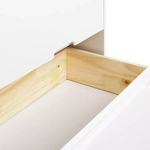 Pimlico 3 Drawer Chest White | Bedroom Storage Chest of Drawers Furniture