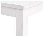 Home Toby 4 Seater Dining Table White | Modern Kitchen Furniture Space Saving