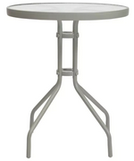 Home 2 Seater Rattan Effect Garden Bistro Set - Grey