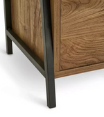Nomad 2 Door 1 Drawer Media Unit Natural | Living Room TV Stand Cabinet Furnitur