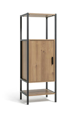 Habitat Loft Living 1 Door Cabinet - Oak | Stylish Storage for Bathroom Hallway