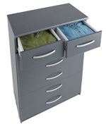 Hallingford Grey 5+2 Drawer Chest