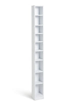 Maine Tall CD and DVD Storage unit - White