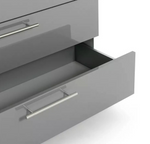 Habitat Munich 4 Drawer Chest - Grey Gloss