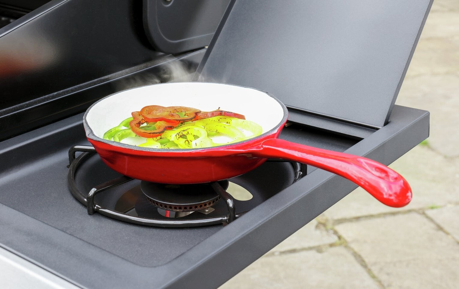 Deluxe 3 Burner with Side Burner Gas BBQ