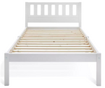 Habitat Ronnie Single Bed Frame - White | Sturdy Modern Bed Kids Teens Adults