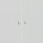 Scandinavia Kids 2 Door 1 Drawer Wardrobe - White | Storage for Clothes and Toys