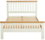 Home Aubrey Double Wooden Bed Frame - Two Tone (B Grade)