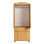 Home Nordic 2 Door 3 Drawer Wardrobe - Pine | wardrobe with drawers
