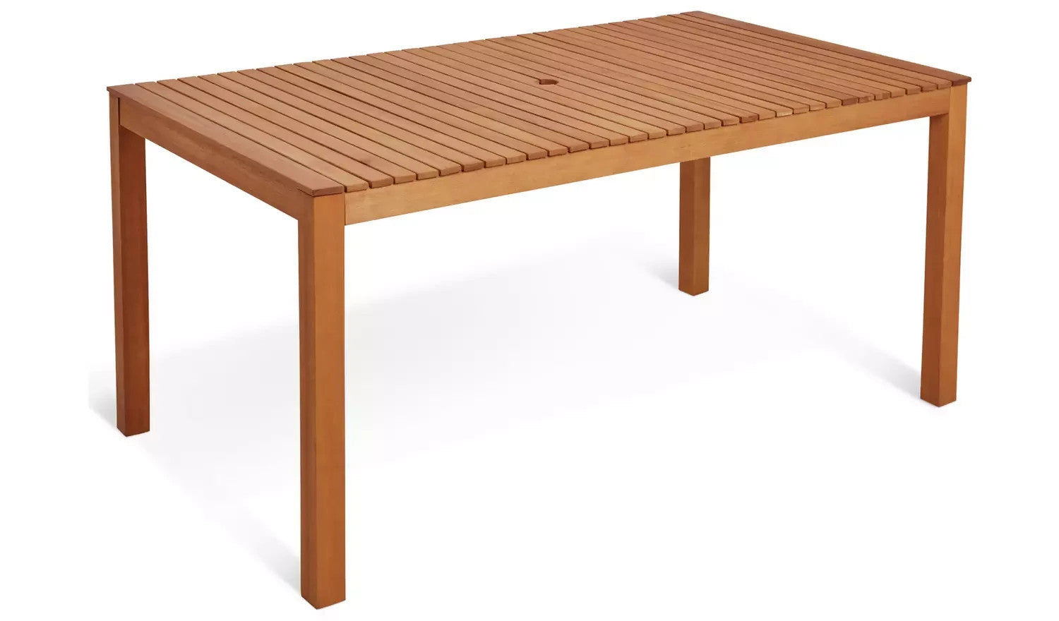 Luana Rectangular Garden Table Light Wood | Outdoor Patio Dining Table