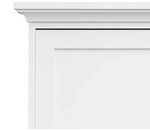 Tvilum Paris 3 Door Wardrobe White | Bedroom Storage Wardrobe Furniture