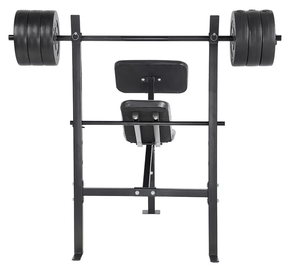 Opti Bench with 30kg Weights | Home Gym Fitness Equipment for Strength Training