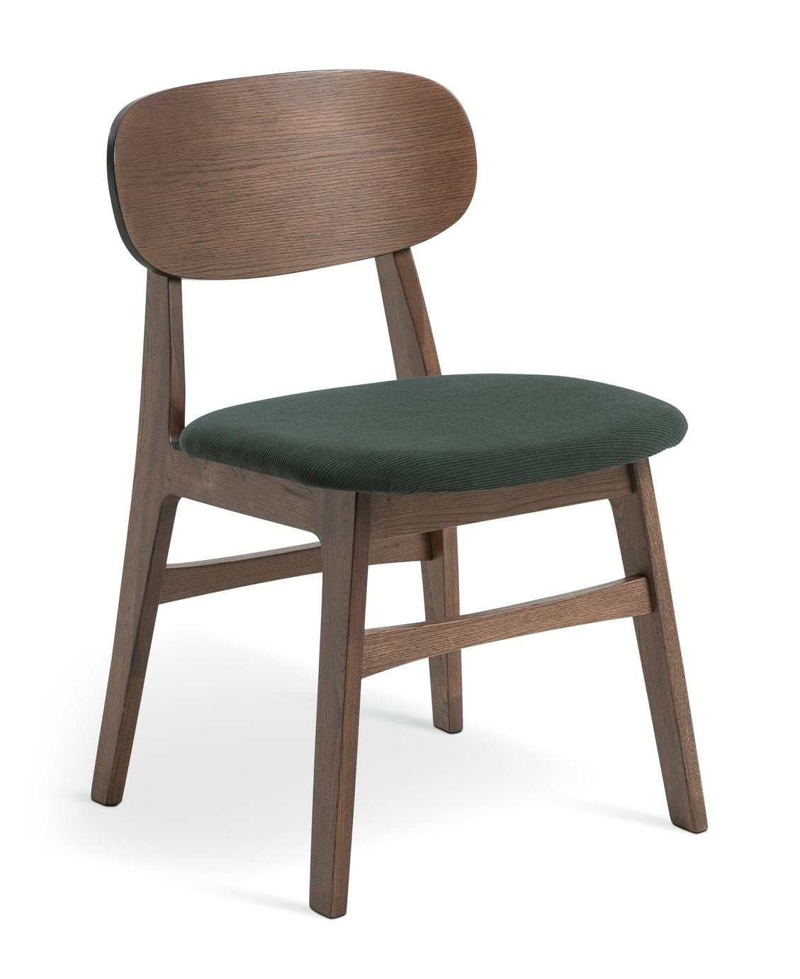 x Scion Esala Fabric Dining Chair - Walnut | Harmonious Blend Retro Aesthetics