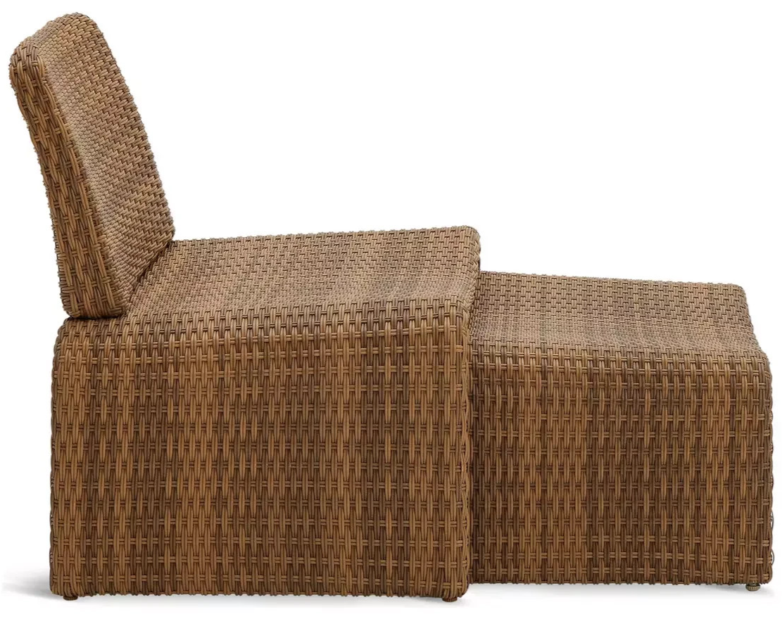 Kelham Rattan Effect Garden Chair - Brown (B Grade)