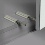 Jenson 3Door 4Drawer Mirror Wardrobe -Grey Gloss | Organizer Bedroom Furniture