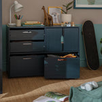 Habitat Kids Rico Double Storage Unit - Ink Blue ( B Grade 38946 - 38948 )
