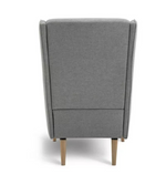 Habitat Callie Self Assembly Fabric Wingback Chair - Grey | Comfortable Stylish