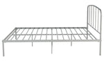 Freja Double Metal Bed Frame - Silver | Bedroom Furniture for Teen or Guest Room