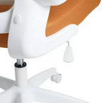 Oxley Mesh Plastic Chair Orange | Modern Dining Kitchen Garden Chair Furniture