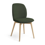 Laurel Pair of Fabric Dining Chairs - Dark Green | Rich Color Accent