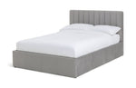 Home Pandora Double End Lift Ottoman Bed - Grey | double bed with storage