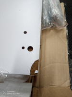Prime Mirrored Narrow Tallboy - White ( B Grade )