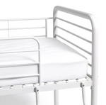 Jo Mid Sleeper Bed Frame - White