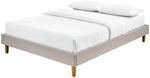 Arthur Platform Kingsize Bed Frame - Natural | Sleek low profile platform bed