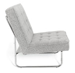Habitat 60 Duomo Boucle Tubular Chair - Grey
