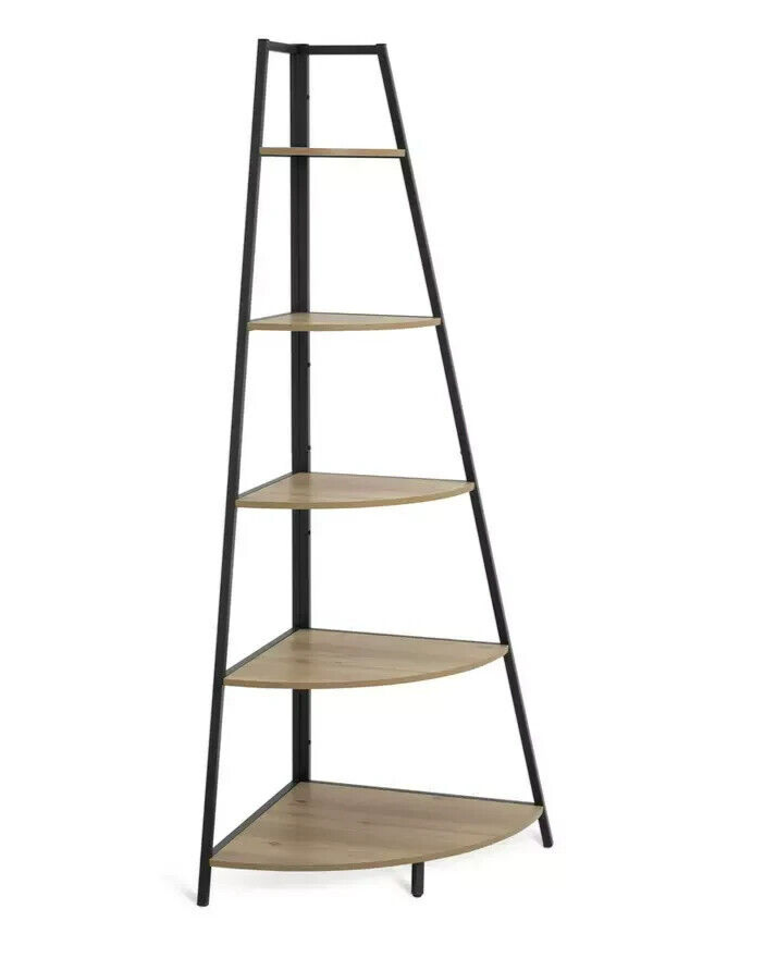Habitat Loft Living Medium Corner Shelving Unit - Oak ( B Grade 56444 )