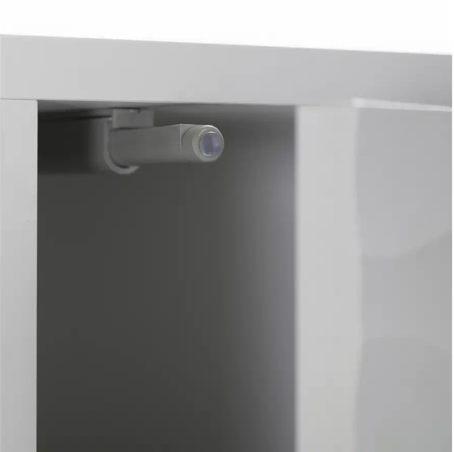 Zander Tallboy White | Tall Storage Cabinet Furniture Unit