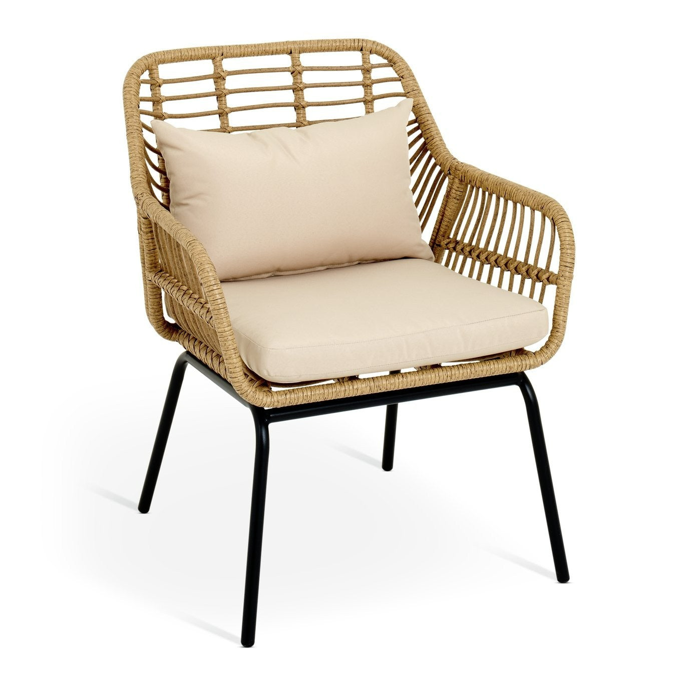 Global 2 Seater Garden Bistro- Beige | Compact Balcony Setup