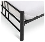 Home Atlas Single Metal Bed Frame - Black | Modern Strong Bedroom Furniture Bed