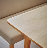 Conny Dining Table Natural | Modern Wooden Kitchen Dining Table