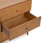Kirk 6 Drawer Chest - Walnut | Rich Wood Aesthetic